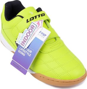 Lotto Buty dziecięce Lotto Whizzer K limonkowo-czarne 2600120K 6311 34 7