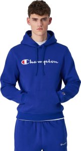 Champion Bluza męska Champion Hooded niebieska 220253 BS008 XL 1