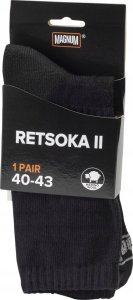 Magnum Męskie skarpety narciarskie wysokie Magnum Retsoka II wełna Merino rozmiar 40-43 3