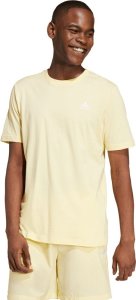 Adidas Koszulka męska adidas Essentials Single Jersey Embroidered Small Logo żółta IX0121 M 1