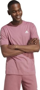 Adidas Koszulka męska adidas Essentials Single Jersey Embroidered Small Logo różowa IX0120 S 4