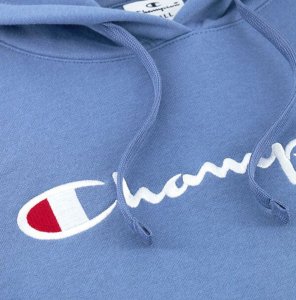 Champion Bluza damska Champion Hooded niebieska 117529 BS099 XS 4