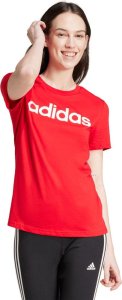 Adidas Koszulka damska adidas Loungewear Essentials Slim Logo Tee czerwona IY9189 S 4