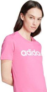 Adidas Koszulka damska adidas Loungewear Essentials Slim Logo Tee różowa IY9191 S 5