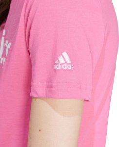 Adidas Koszulka damska adidas Loungewear Essentials Slim Logo Tee różowa IY9191 S 6