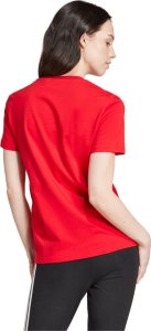 Adidas Koszulka damska adidas Loungewear Essentials Slim Logo Tee czerwona IY9189 M 2