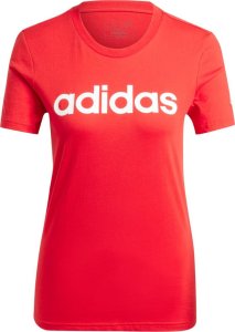 Adidas Koszulka damska adidas Loungewear Essentials Slim Logo Tee czerwona IY9189 M 3