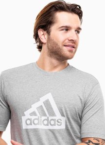 Adidas Koszulka męska adidas Modern Essentials Graphic szara IW2648 M 3
