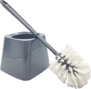 AKMA Komplet Toaletowy do Czyszczenia Toalety Szczotka Plastikowa z Pojemnikiem 1