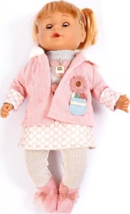 Swede Lalka Bobas Interaktywna Miękka 42cm dla Dziewczynek Śpiewa Mówi po Polsku 9