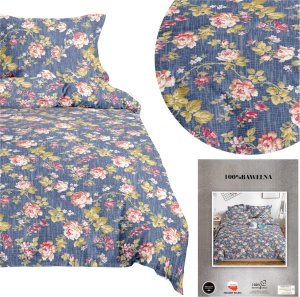 LOZKOHOLICY.PL Sp.z o.o. Sp. K. Pościel 200 x 220 3cz Flanela Bawełna Ann 12 1