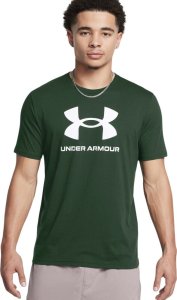 Under Armour Koszulka męska Under Armour Sportstyle Logo zielona 1382911 301 2XL 1