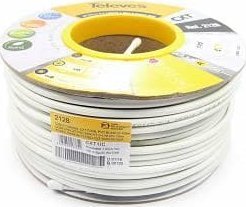 Televes PRZEWÓD KONCENTRYCZNY TELEVES CXT 1.02 CU 79% PVC ref. 2128 - rolka 100m (wewnętrzny) 1