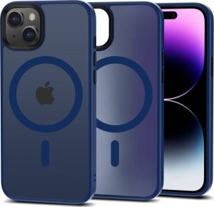 Tech-Protect Etui IPHONE 15 PLUS Tech-Protect Magmat MagSafe Matte niebieskie 1