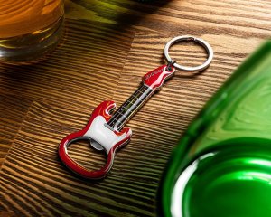 Gadget Master Otwieracz gitara elektryczna z magnesem - CZERWONY 4