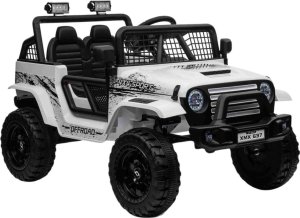 Ramiz Jeep Na Akumulator Pojazd OFF ROAD 4x4 SPORT Biały 6