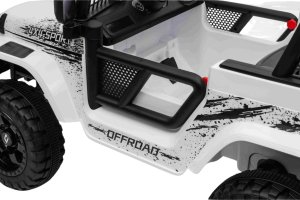 Ramiz Jeep Na Akumulator Pojazd OFF ROAD 4x4 SPORT Biały 10