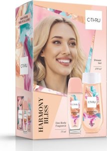 Sarantis C-THRU Zestaw prezentowy Harmony Bliss (Dezodorant naturalny spray 75ml+Żel pod prysznic 250ml) 2