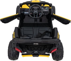 Ramiz Auto Na Akumulator ATV CAN-AM Maverick Żółty 8