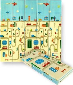 NILS Fun MD04 MATA DZIECIĘCA SKŁADANA CITY 195x180CM NILS FUN 2