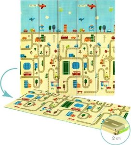 NILS Fun MD04 MATA DZIECIĘCA SKŁADANA CITY 195x180CM NILS FUN 5