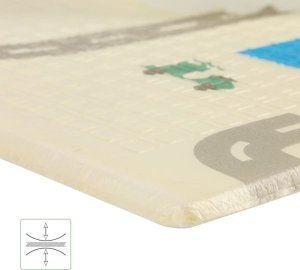NILS Fun MD04 MATA DZIECIĘCA SKŁADANA CITY 195x180CM NILS FUN 7