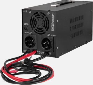 UPS Kemot Zasilacz awaryjny KEMOT PROsinus-1000-LFP4 przetwornica z czystym przebiegiem sinusoidalnym i funkcją ładowania 12V 230V 1000VA/700W 18