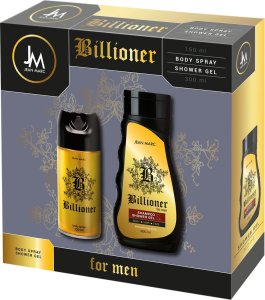 DRAMERS JEAN MARC Billioner Zestaw prezentowy męski - dezodorant 150 ml + żel pod prysznic 300 ml 1