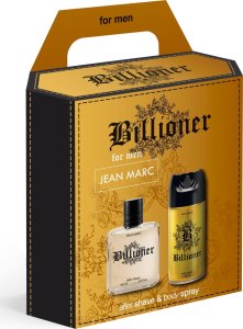 DRAMERS JEAN MARC Billioner Zestaw prezentowy męski - dezodorant 150 ml + woda po goleniu 100 ml 1