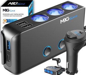 Ładowarka MBG Rozdzielacz gniazda zapalniczki MBG Line HC67C 1