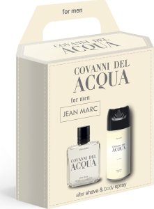 DRAMERS JEAN MARC Covanni Del Acqua Zestaw prezentowy męski - dezodorant 150 ml + woda po goleniu 100 ml 1