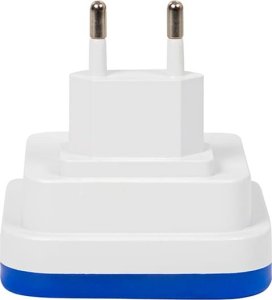 Lampka wtykowa do gniazdka Blow 44-287# Lampka nocna led z czujnikiem zmierzchu kwadratowa niebieska 2