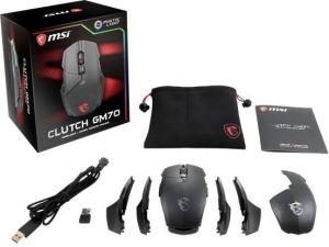 Mysz MSI Clutch GM70 Black (S12-0401450-D22) 3