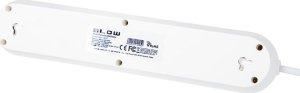 Blow 98-224# Przedłużacz sieciowy ps-430 4-gniazda 3xusb 3m biały 2x1mm 4