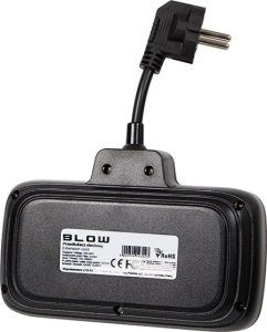 Blow 98-233# Przedłużacz sieciowy ps-310u 3-gniazda 3xusb 0.1m czarny 2x1mm 3