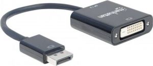 Adapter AV Manhattan DisplayPort - DVI-D czarny (152228) 2