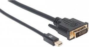 Kabel Manhattan DisplayPort Mini - DVI-D 1.8m czarny (152150) 2
