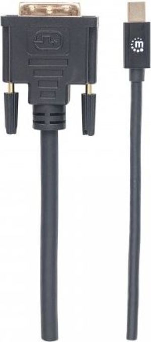 Kabel Manhattan DisplayPort Mini - DVI-D 1.8m czarny (152150) 4