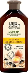Venita VENITA Salon Professional Szampon Jajeczny do włosów suchych i matowych 500 ml 1
