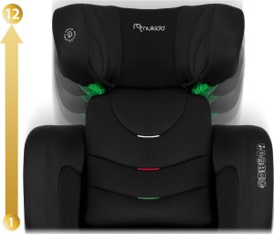 Fotelik samochodowy Nukido Fotelik samochodowy Nukido Louis Soft czarny 15-36 kg ISOFIX 7