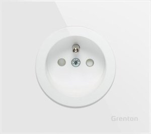 Grenton Gniadko typ F SOCKET biały Grenton 1