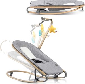 Nukido Leżaczek bujaczek z zabawkami NK-53 Nukido - szary 12