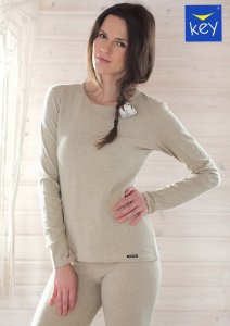 Key KOSZULKA KEY LVD-729/1 HOT TOUCH (kolor szary jasny, rozmiar S) 4