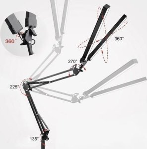 Lampka biurkowa Izoxis czarna  (5904463314917) 3