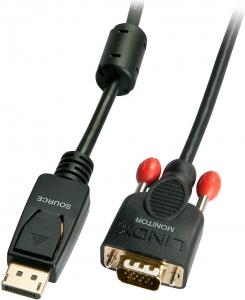 Kabel Lindy DisplayPort - D-Sub (VGA) 3m czarny (41943) 1