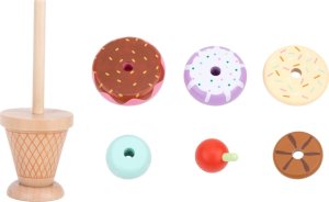 Woopie WOOPIE GREEN Drewniane Lody Układanka Montessori Cukiernia 12 el. FSC 7