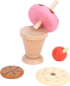 Woopie WOOPIE GREEN Drewniane Lody Układanka Montessori Cukiernia 12 el. FSC 8