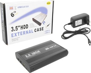 Kieszeń OEM Zewnętrzna kieszeń na dysk HDD 3.5 SATA USB 2.0 1
