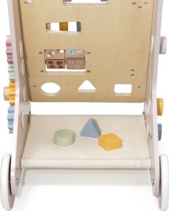 Viga Toys VIGA PolarB Drewniany Pchacz Chodzik Różowy Edukacyjny 8