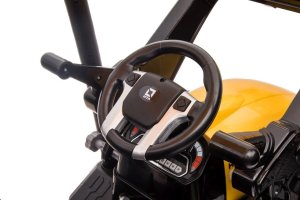 Ramiz Pojazd MEGA Traktor D68 Z Przyczepką Żółty 17